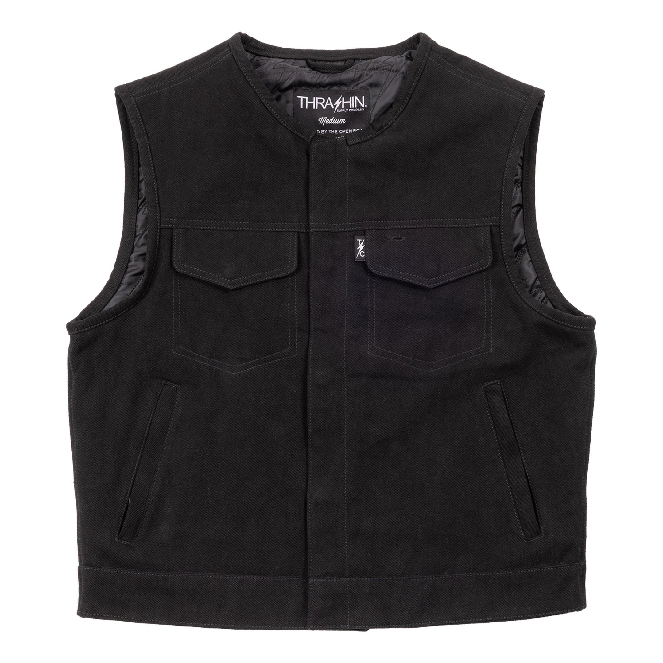 Thrashin Supply® Potrero Denim Riding Vest | Shorty