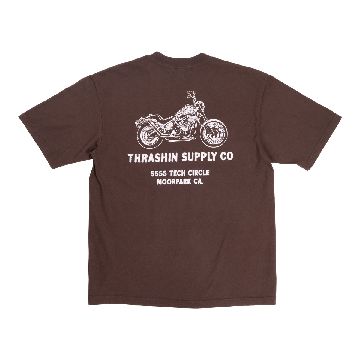 Service - Pocket Tee - Brown