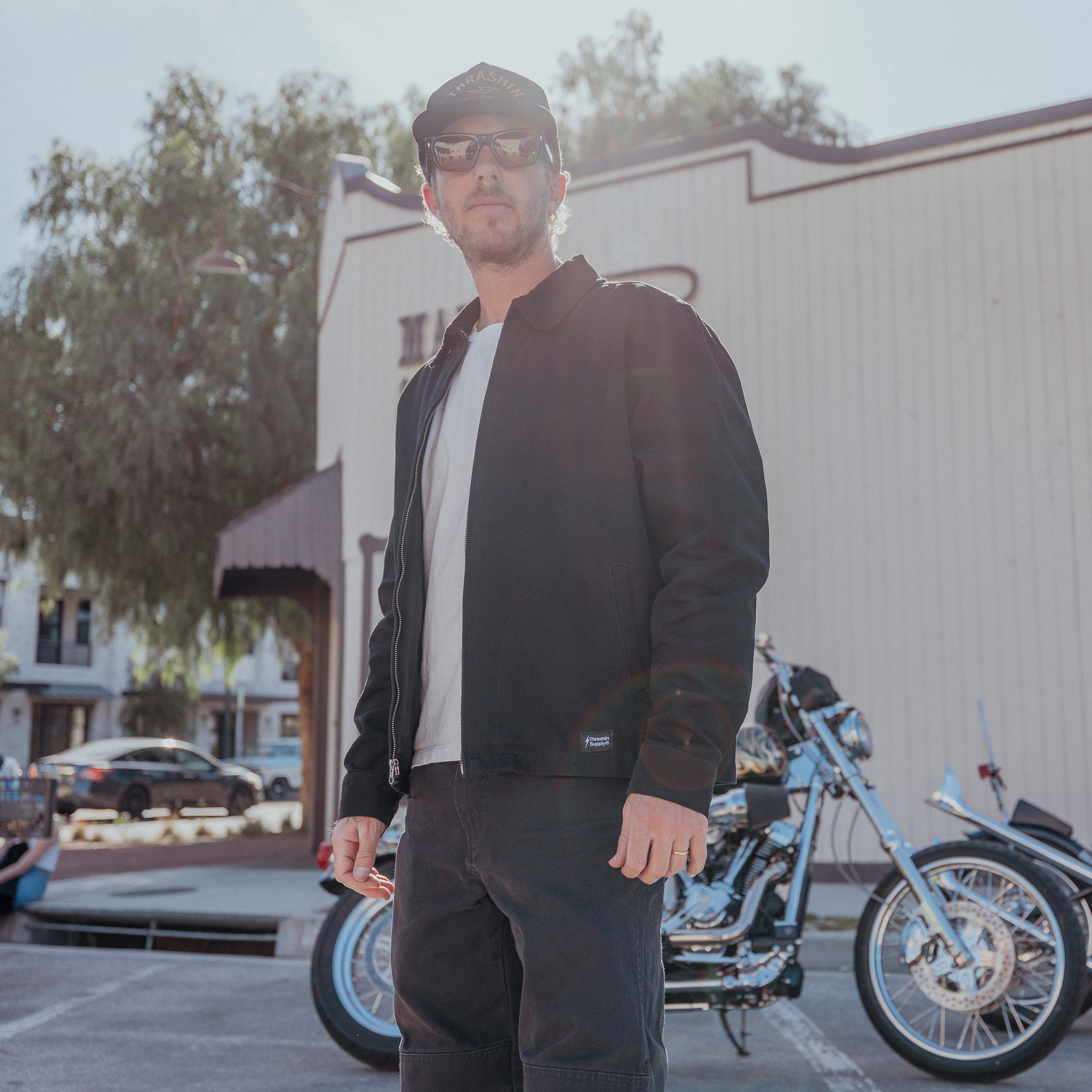 Thrashin Supply® Shop Jacket | Canvas - Black