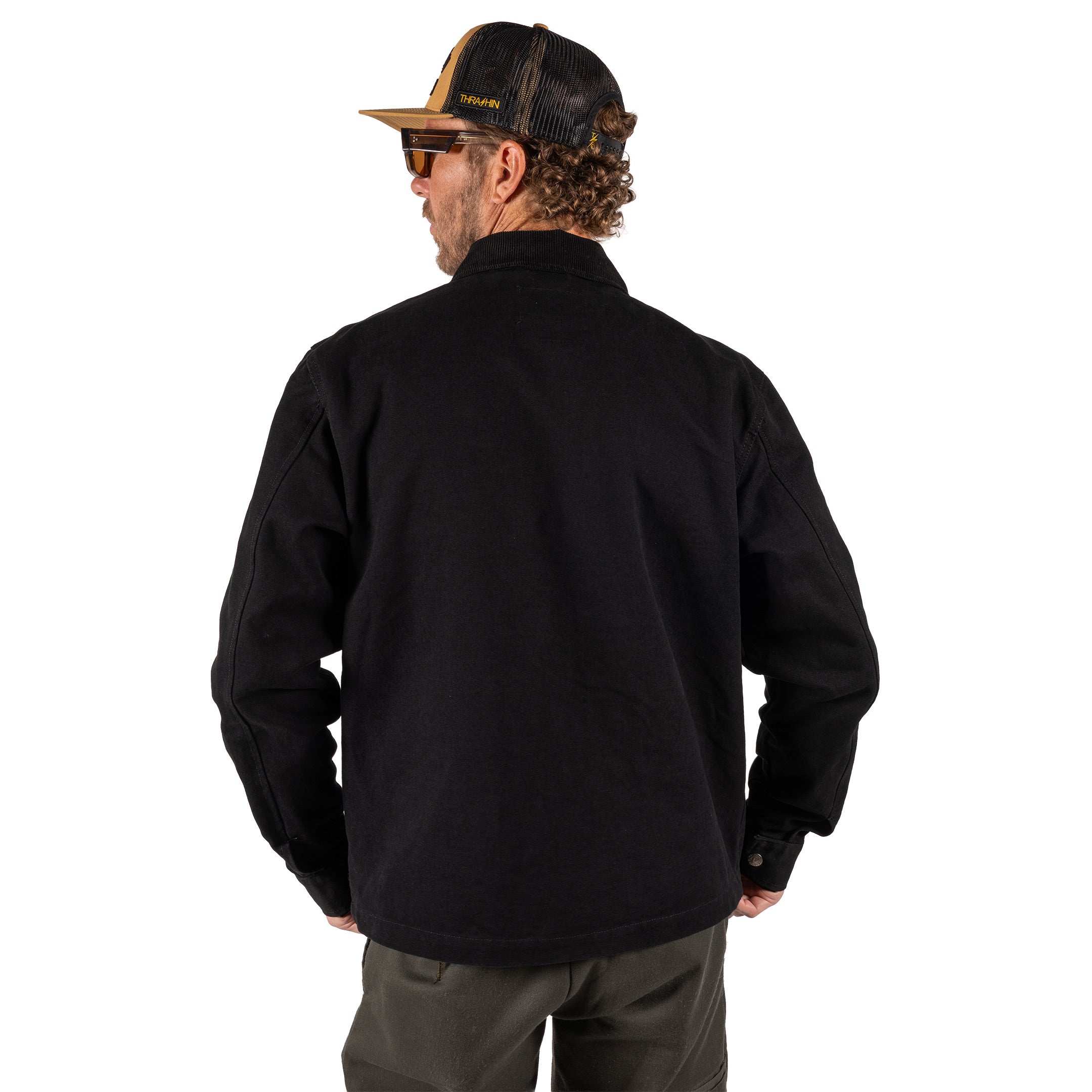 Thrashin Supply® Shop Jacket | Canvas - Black