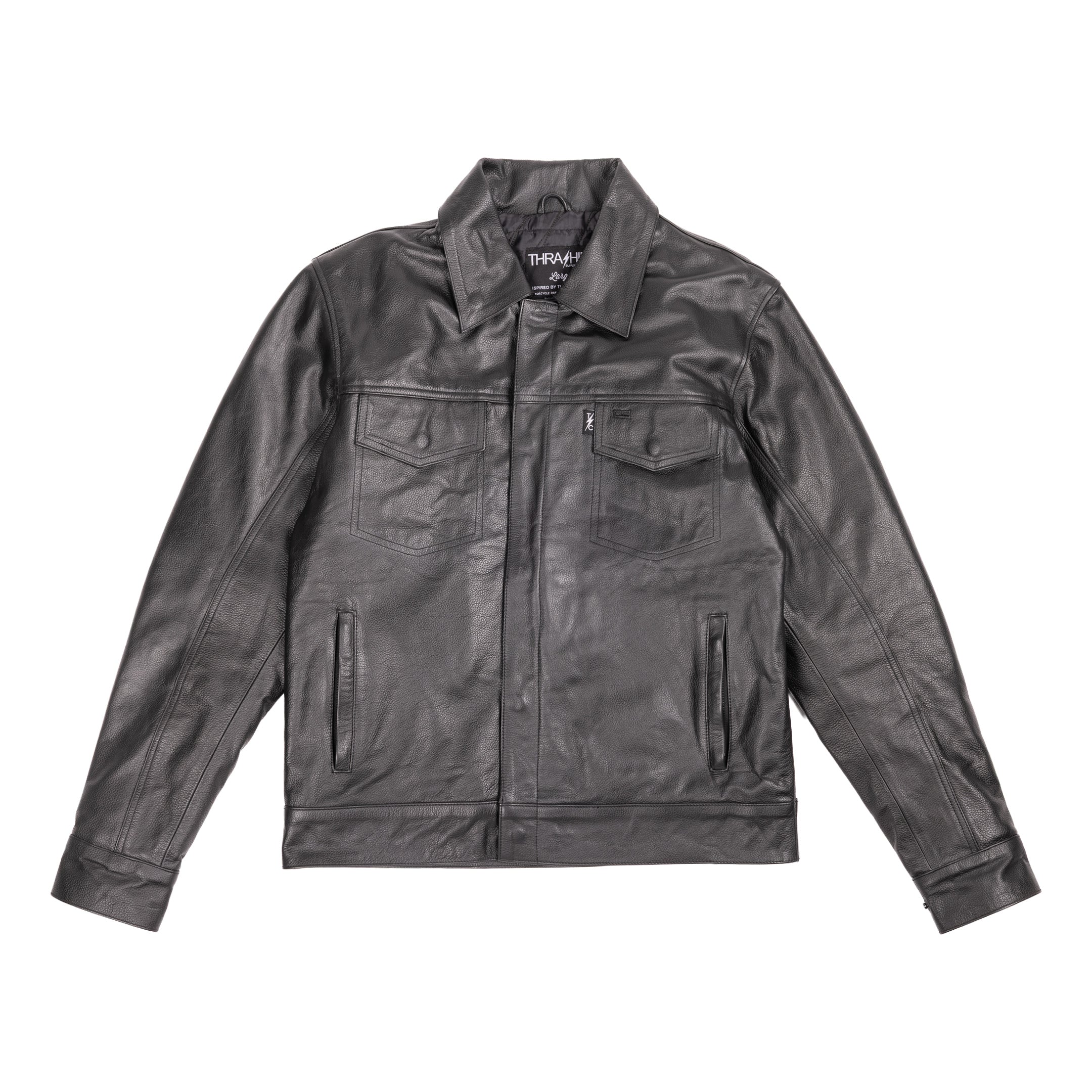 The 101 Jacket | Leather - Black – Thrashin Supply