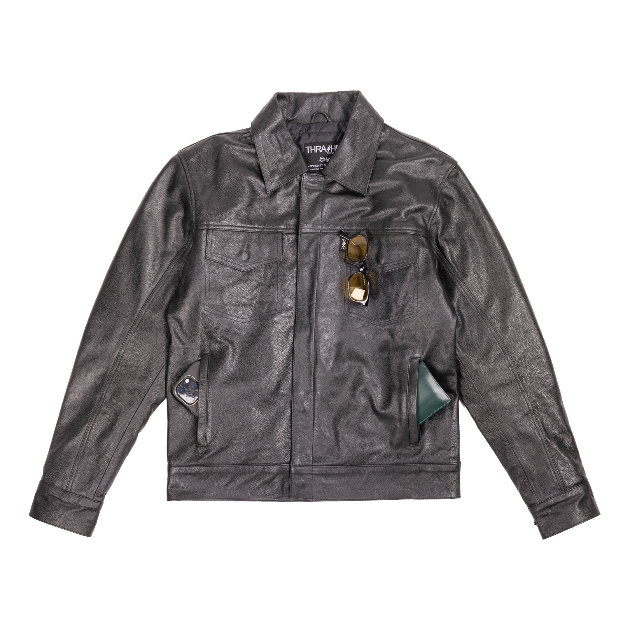 The 101 Jacket | Leather - Black – Thrashin Supply