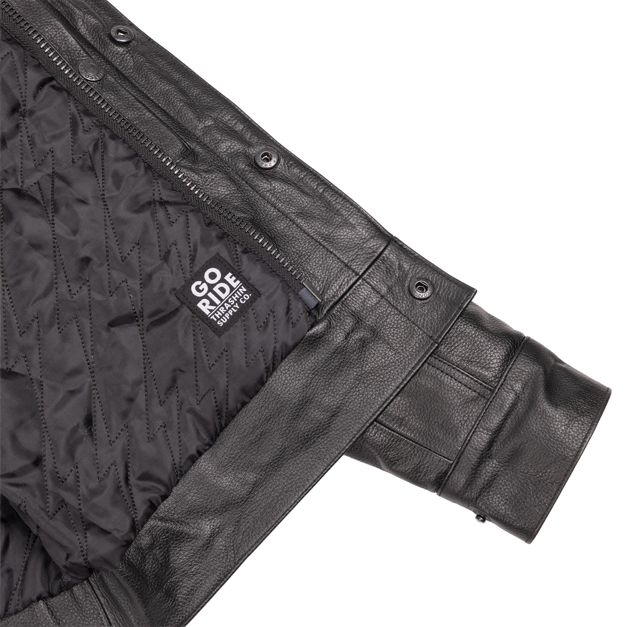 The 101 Jacket | Leather - Black – Thrashin Supply