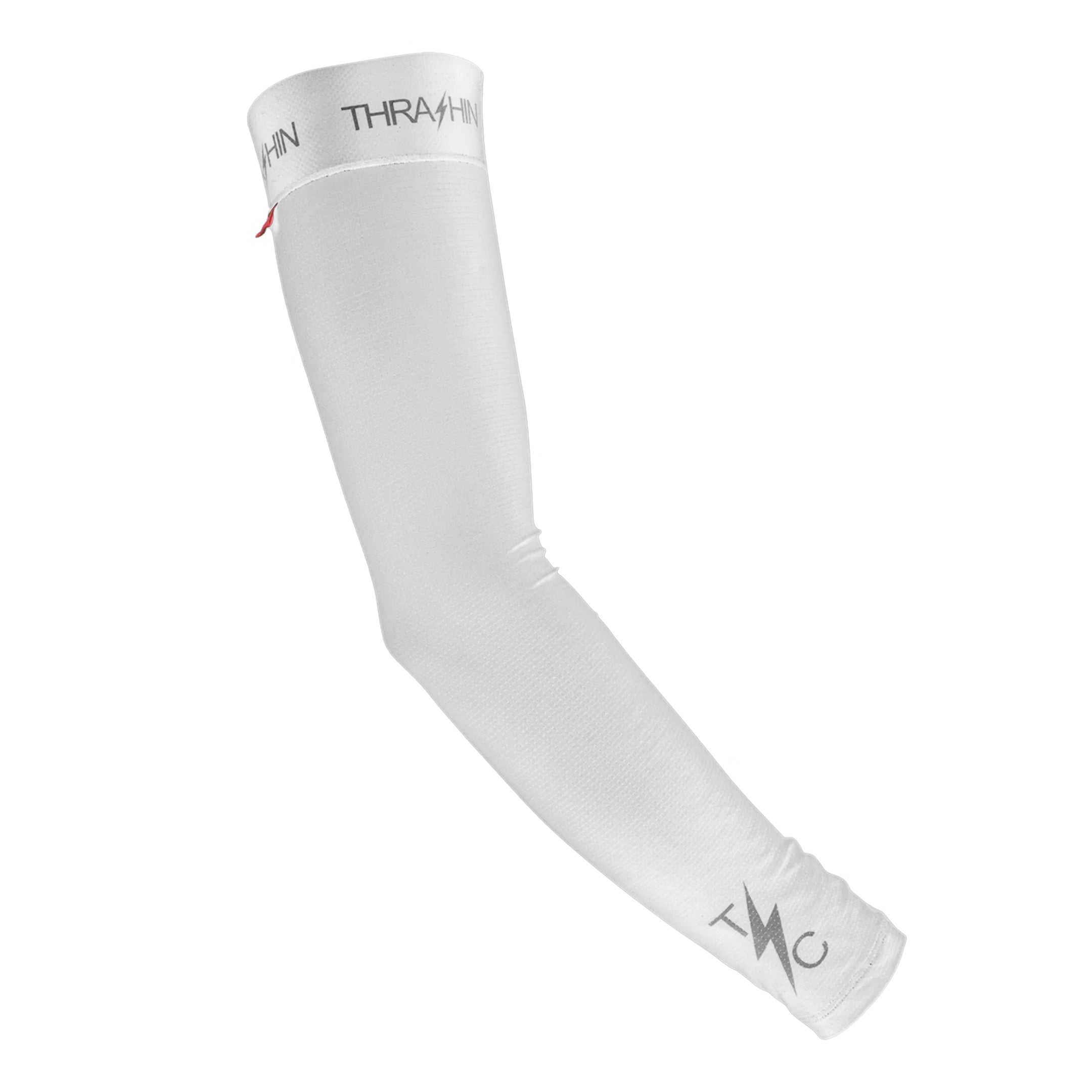 HEVE☆Trinity Sleeve BL white THRASHIN SUPPLY® UV Arm Sleeves | Black – Thrashin Supply