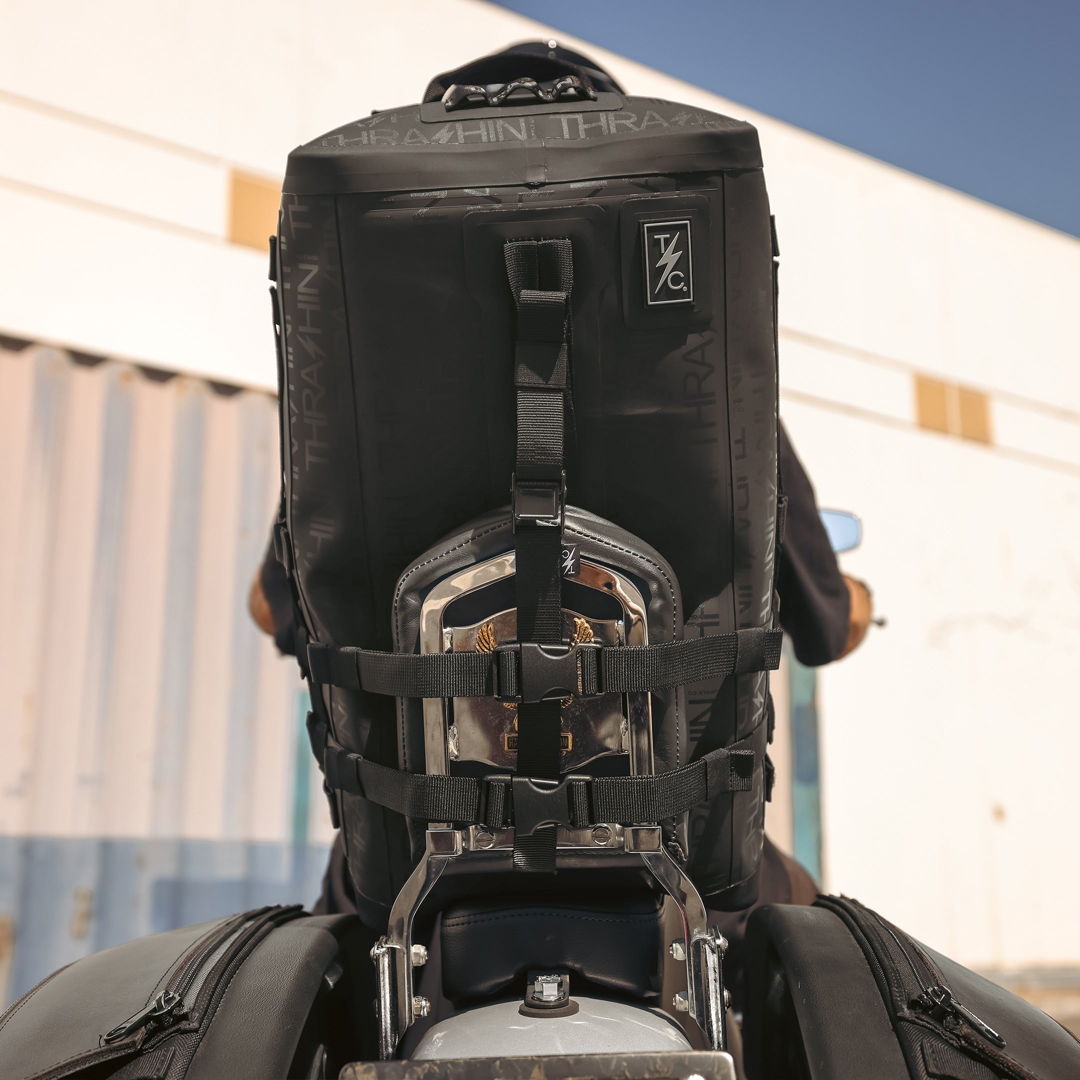 Thrashin Supply Waterproof Duffle Bag - Black