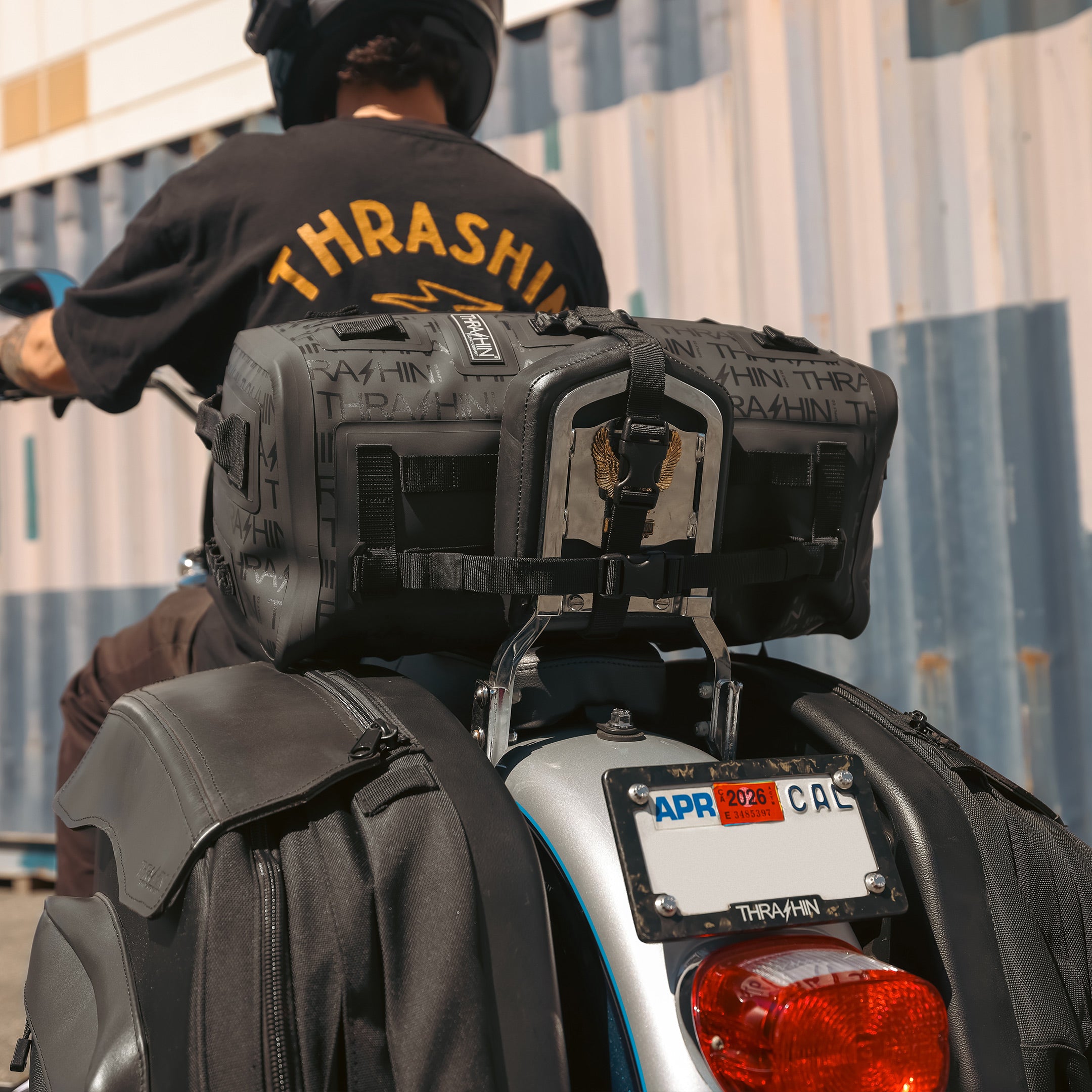 Thrashin Supply Waterproof Duffle Bag - Black