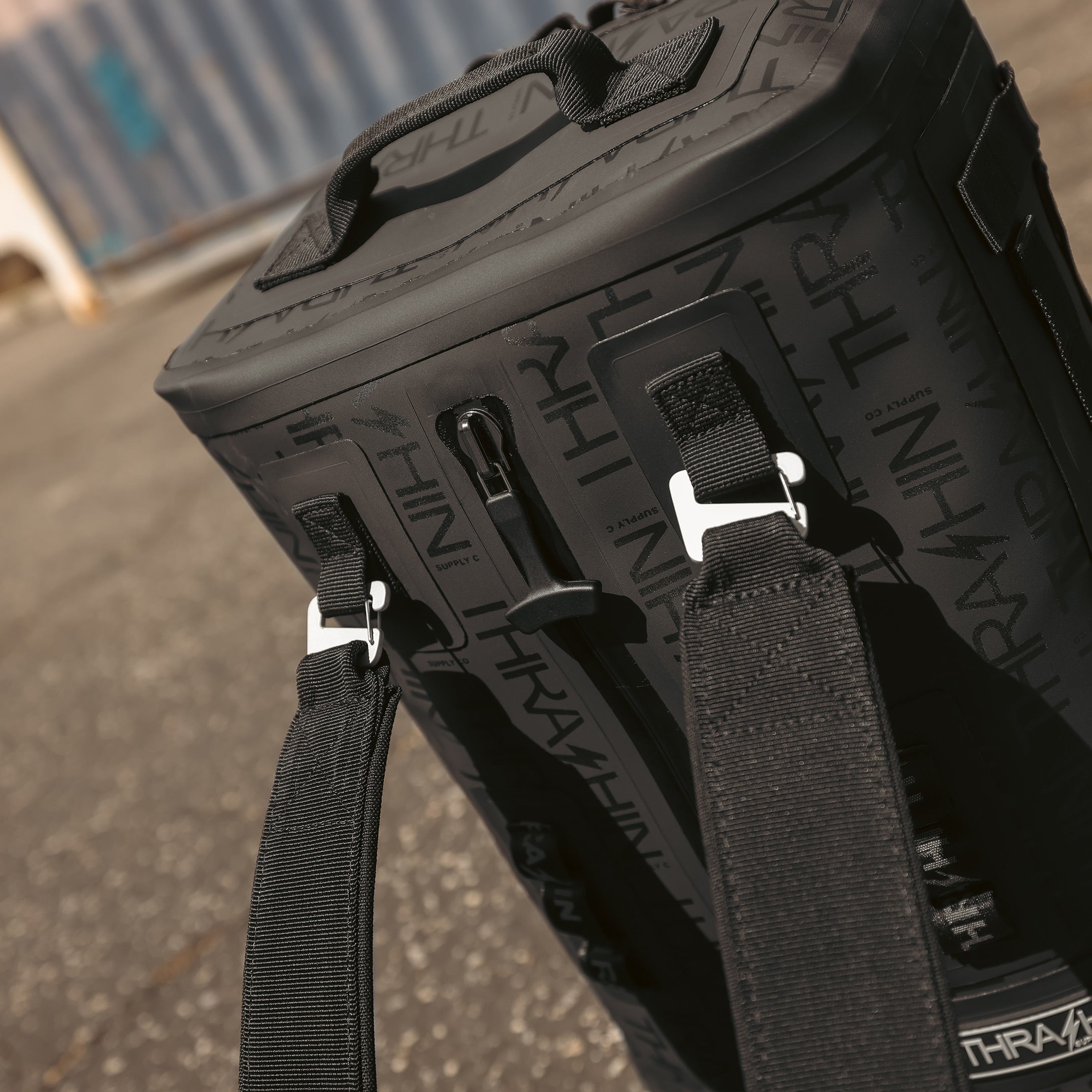 Thrashin Supply Waterproof Duffle Bag - Black