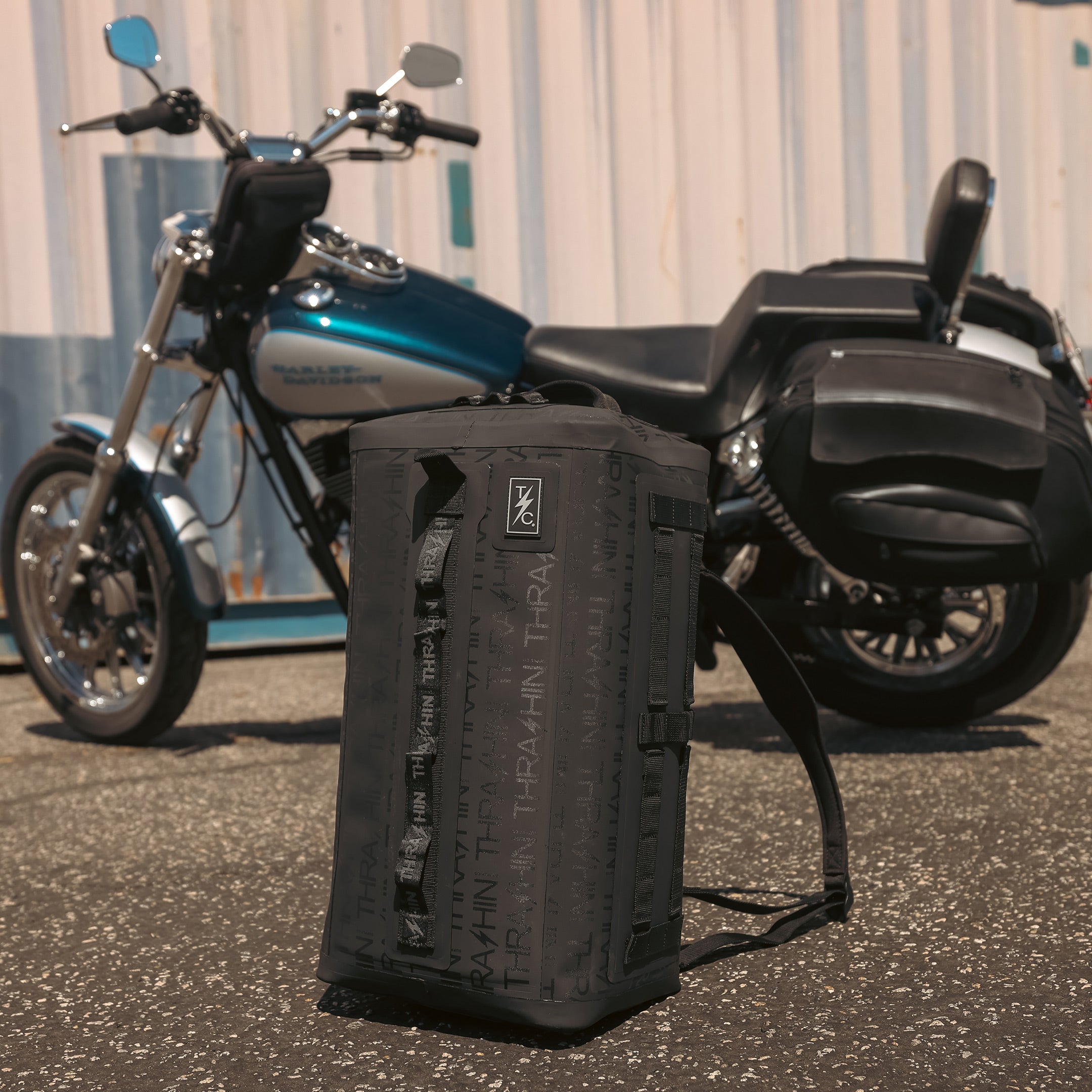 Thrashin Supply Waterproof Duffle Bag - Black
