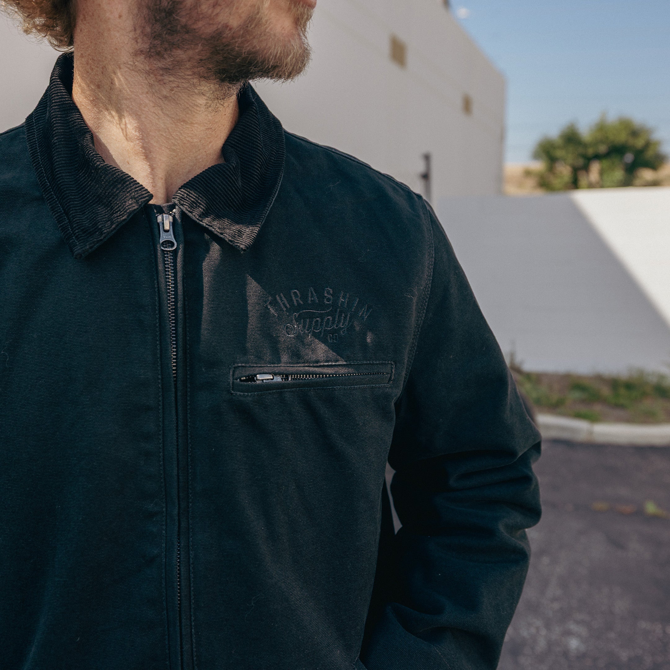 Thrashin Supply® Foundry Jacket | Canvas - Black