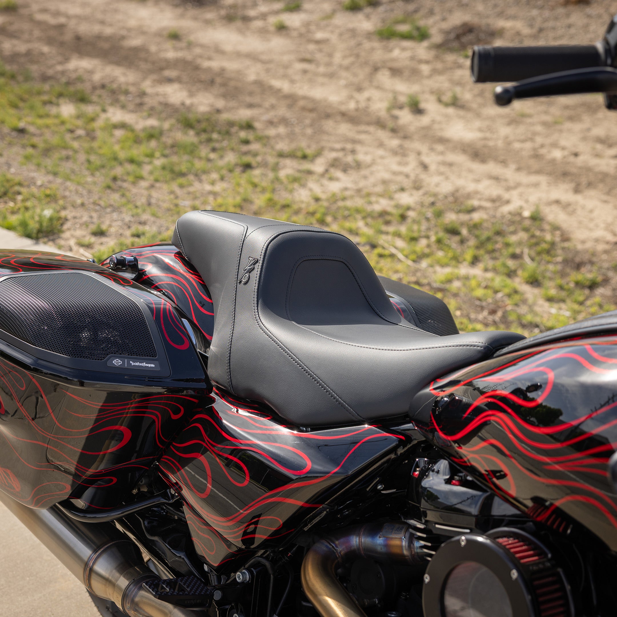 Thrashin Supply® X Saddlemen® Step-Up™ Seat For Harley-Davidson