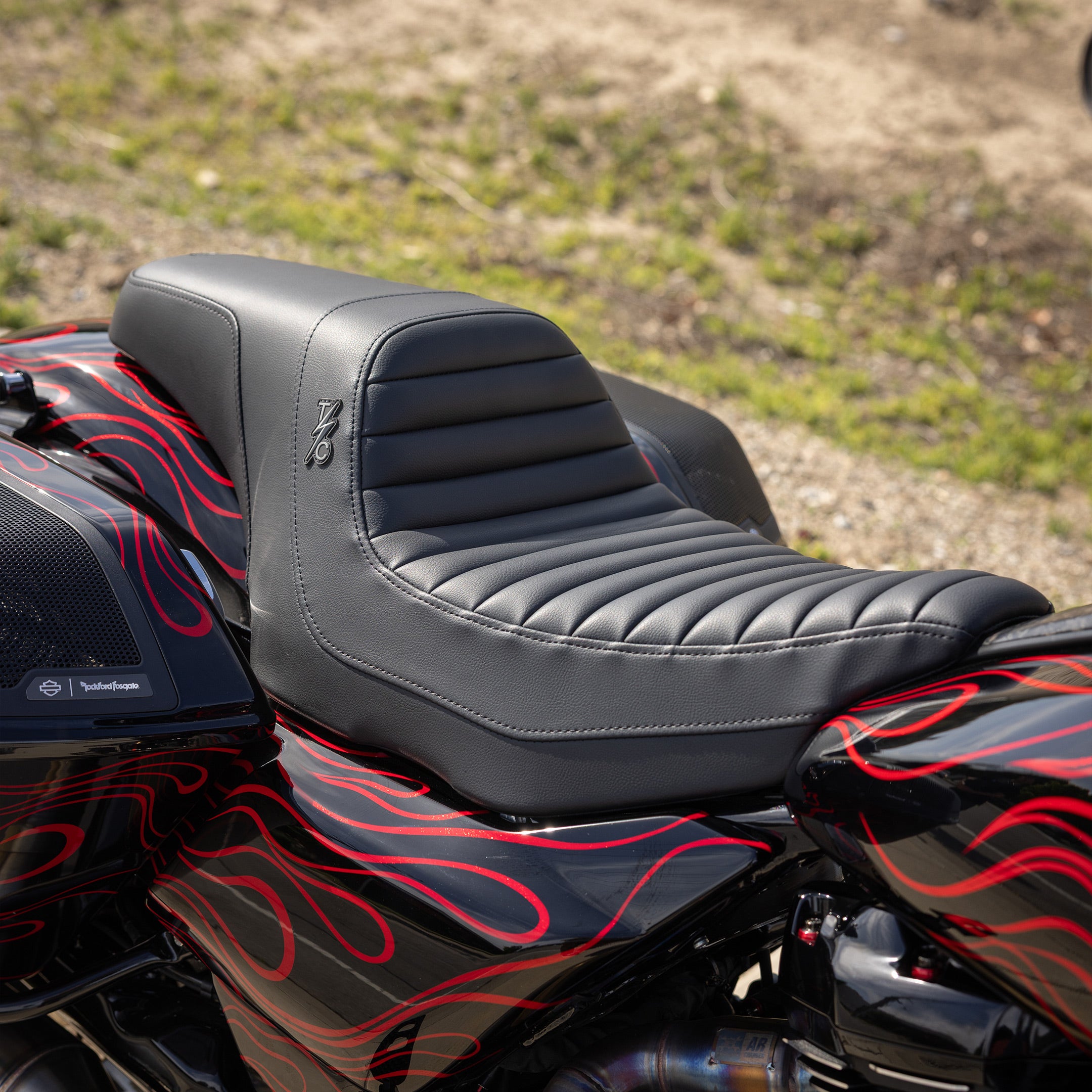 Thrashin Supply® X Saddlemen® Step-Up™ Seat For Harley-Davidson