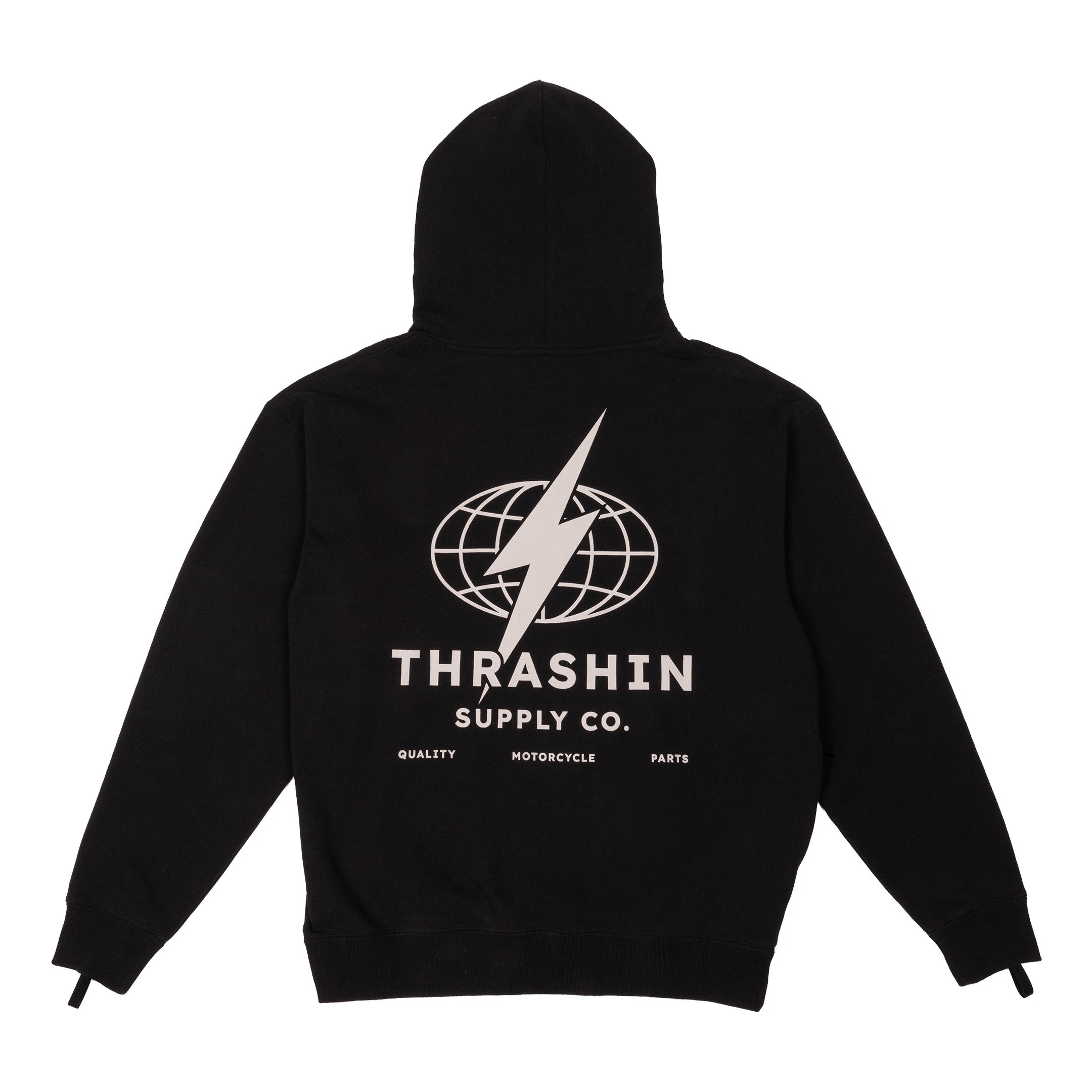 Thrashin Supply® Verse Pull-Over Hoodie - Black