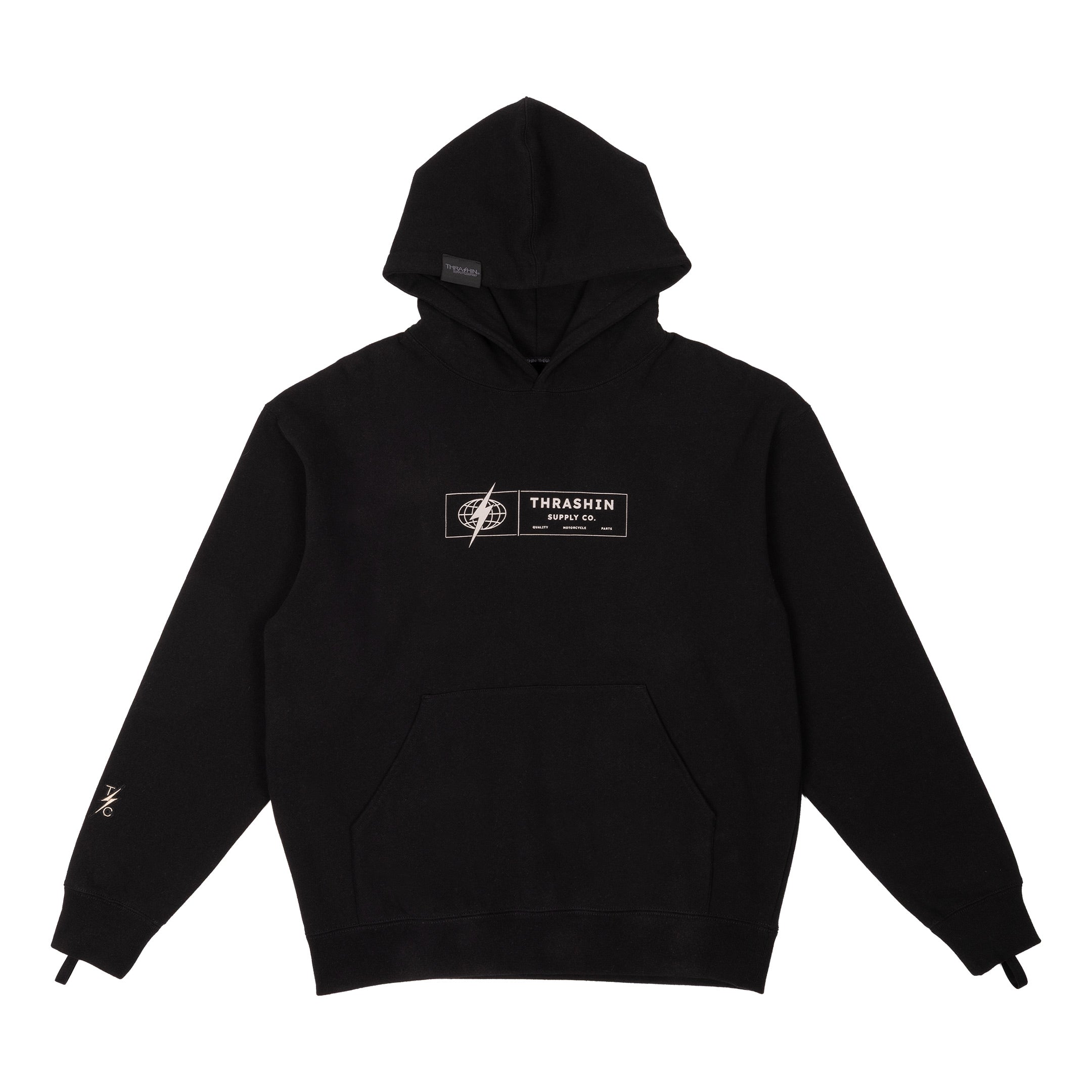 Thrashin Supply® Verse Pull-Over Hoodie - Black