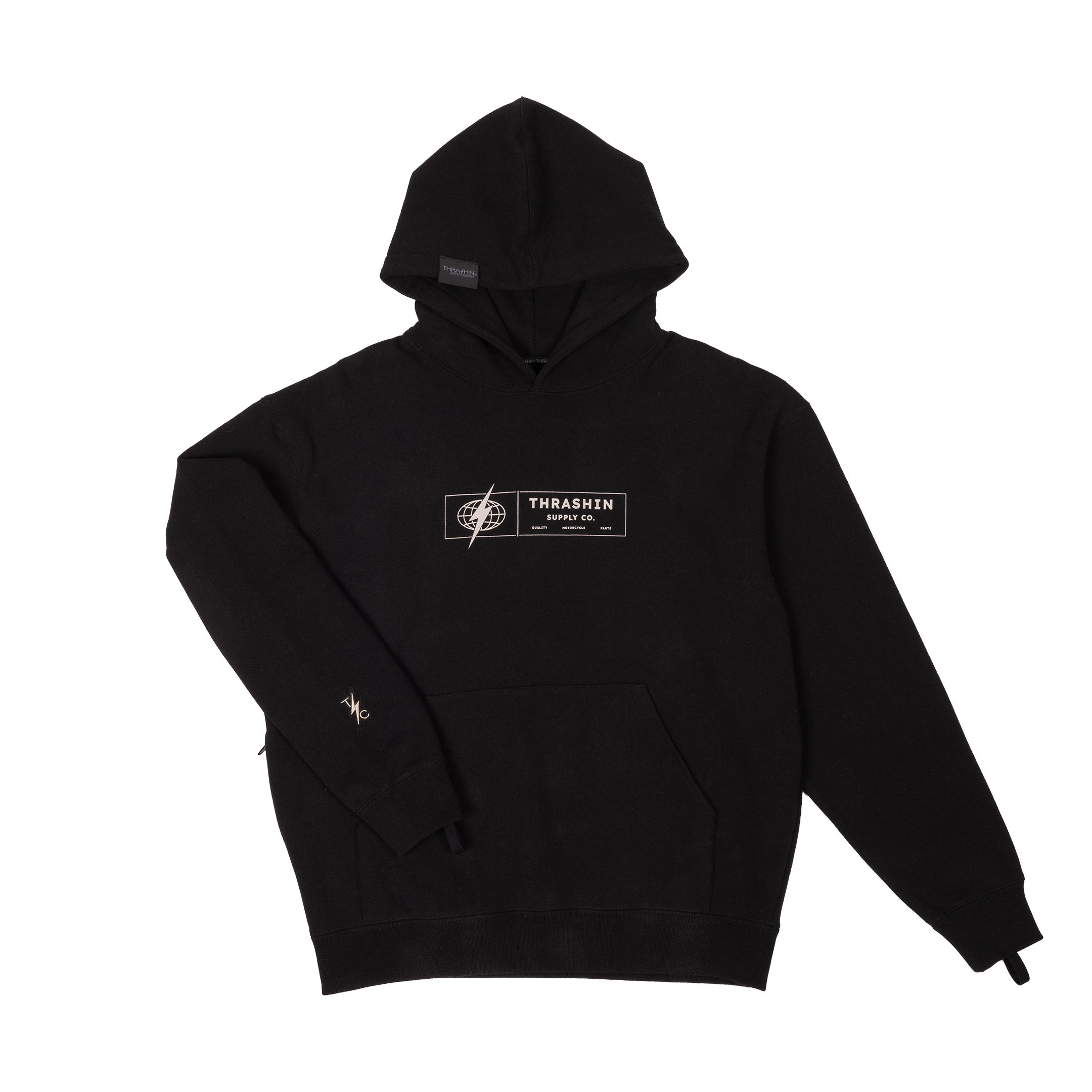 その他 SALSATION TOPS hoodie Thrashin Supply® Verse Pull-Over Hoodie - Black