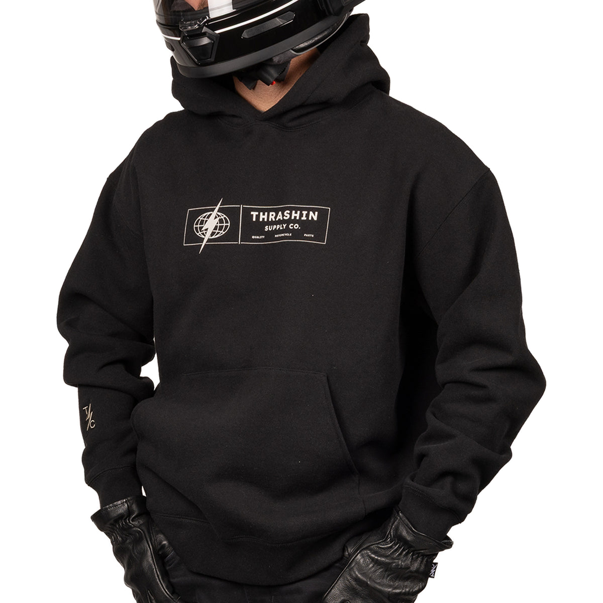 Verse Pull-Over Hoodie - Black