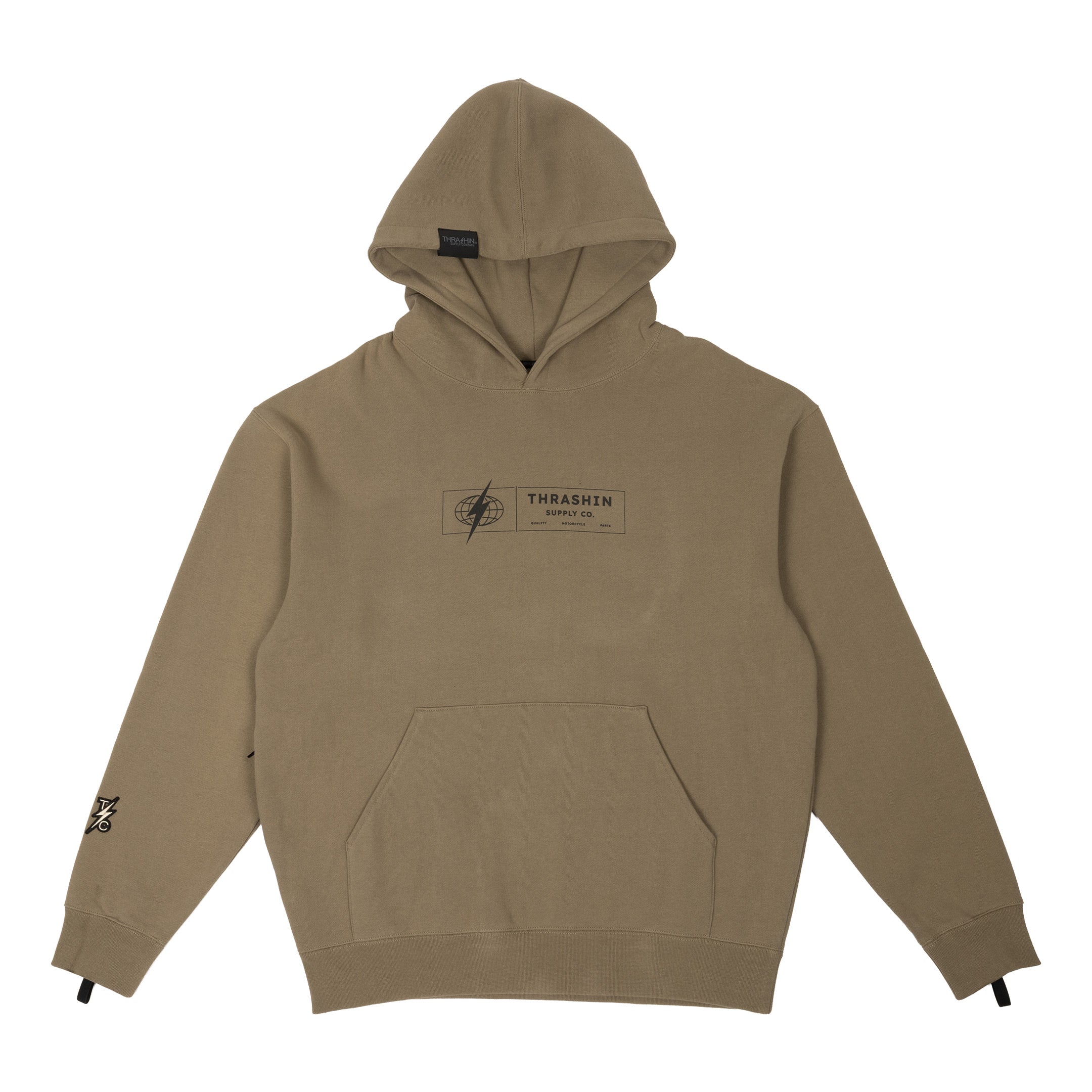 Thrashin Supply® Verse Pull-Over Hoodie - Black