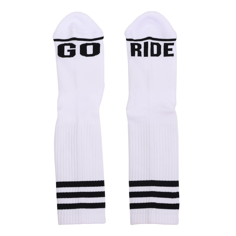 Striped Socks - White- 3 Pack