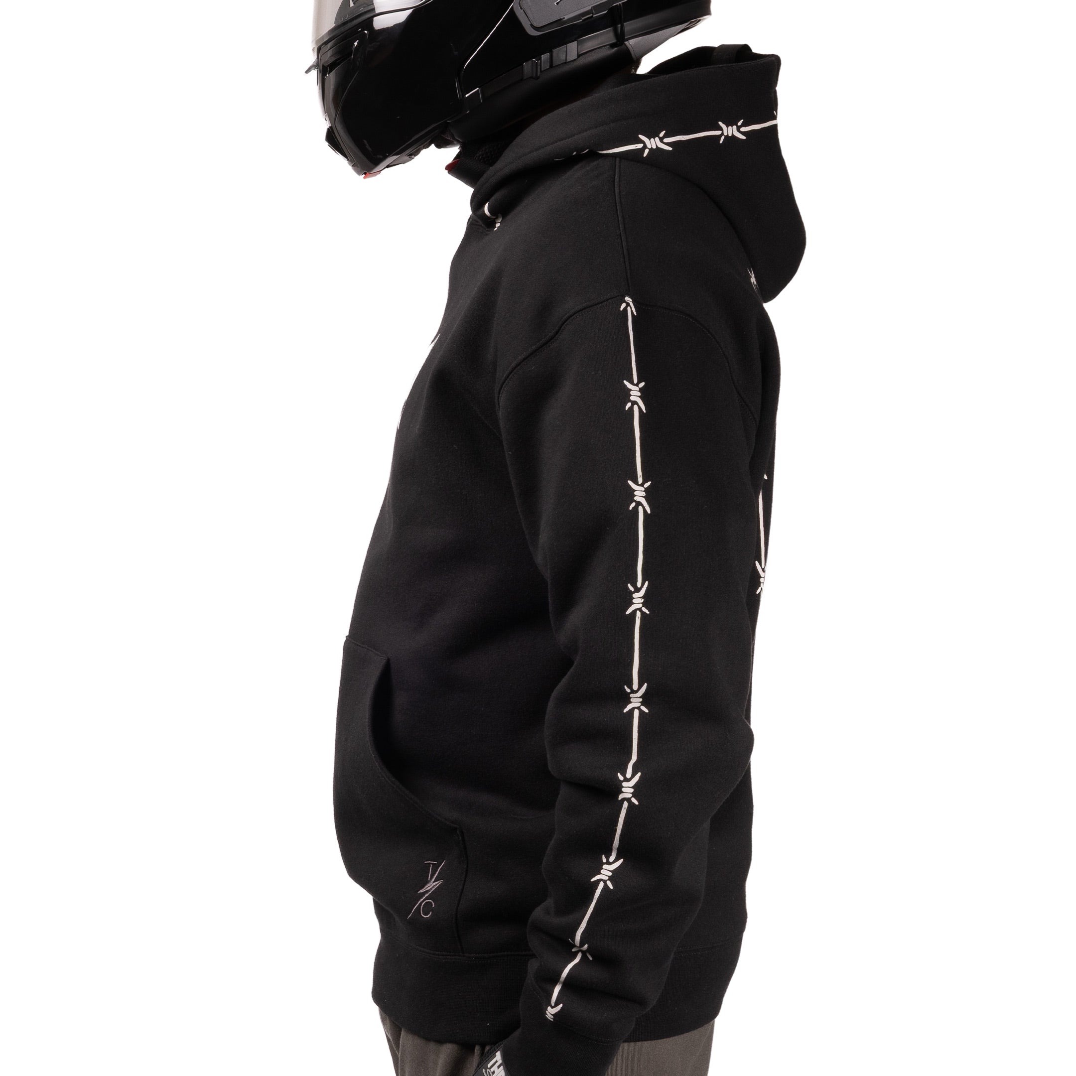 Thrashin Supply Co. Wire Pull-Over Hoodie - Black