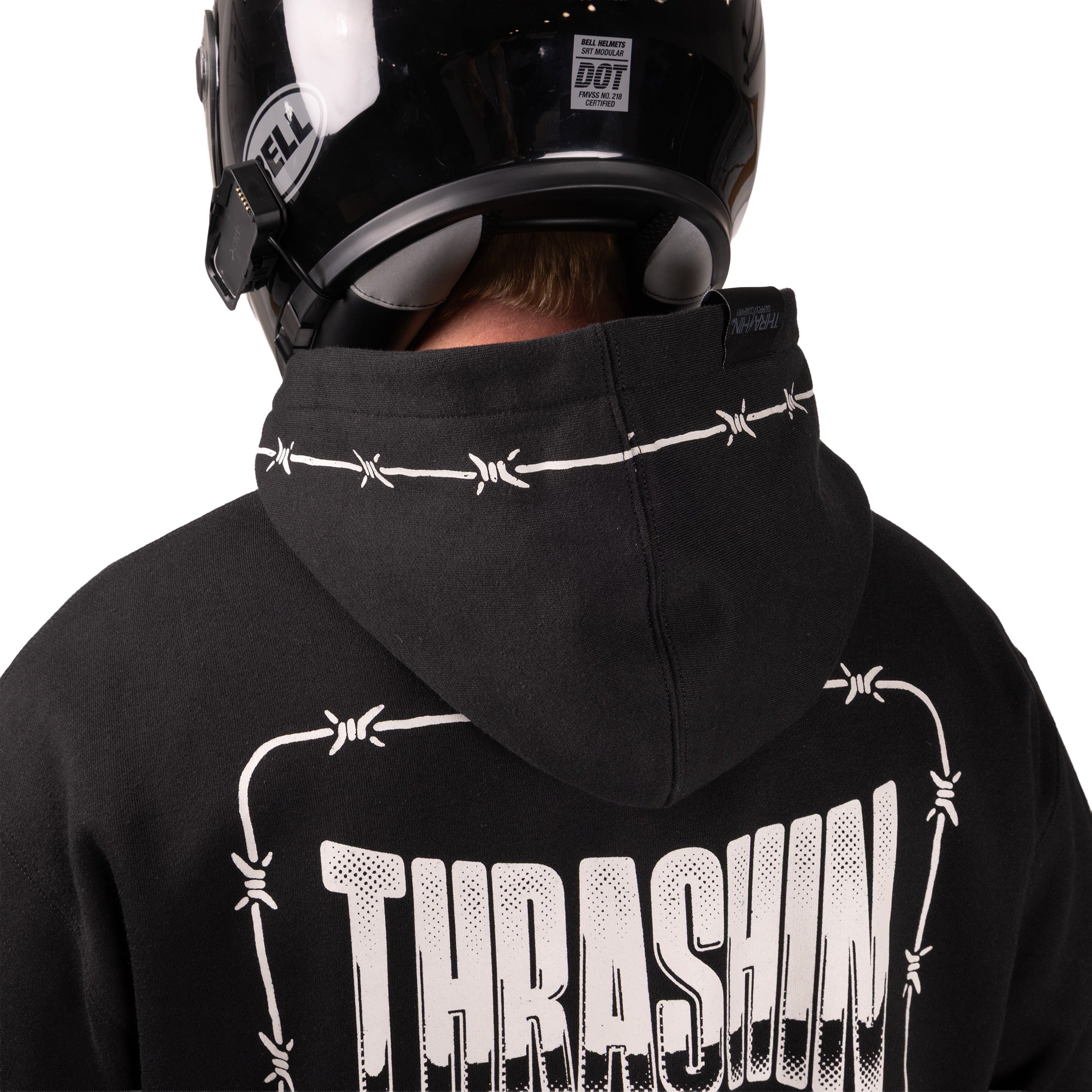 Thrashin Supply Co. Wire Pull-Over Hoodie - Black