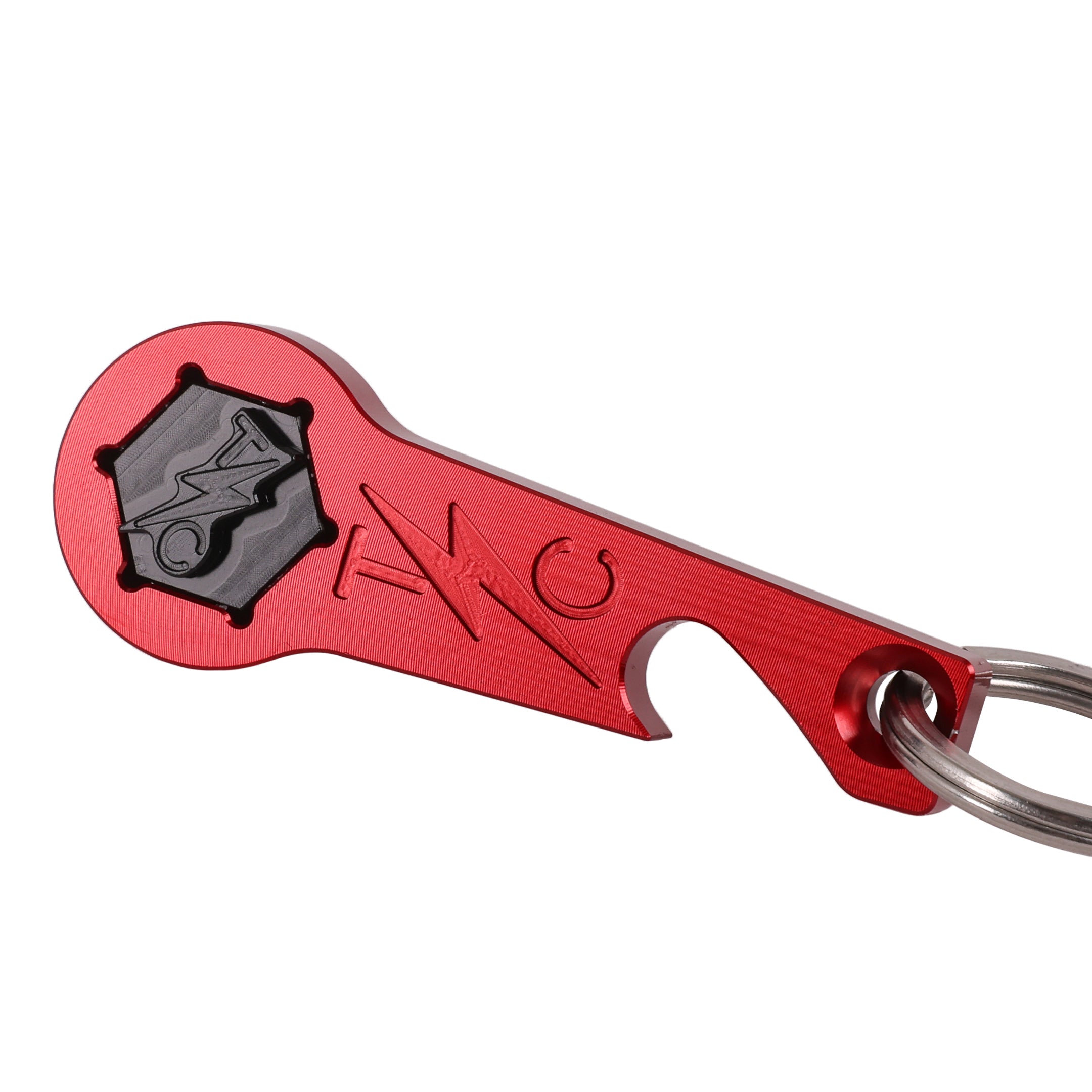 TSC Seat Screw Tool + Bottle Opener Key Chain - Red – Thrashin Supply