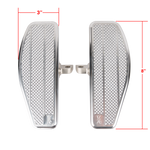 Mini Floorboards - Chrome - Dyna, Sportster, FXR, Softail...