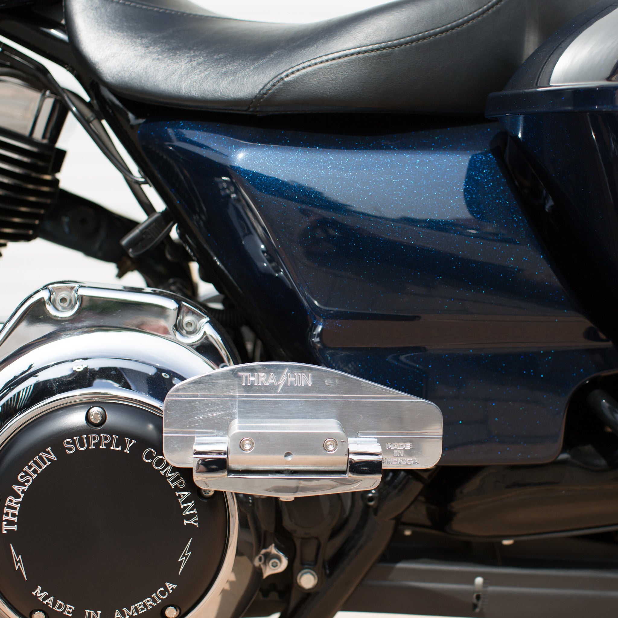未使用THRASHIN SUPPLYパッセンジャー フロアボード Bagger Passenger Floorboards - Black – Thrashin Supply