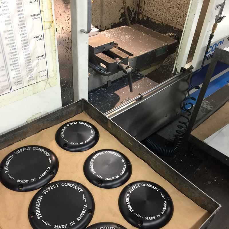 5-Hole Billet Derby Cover - Twice Cut