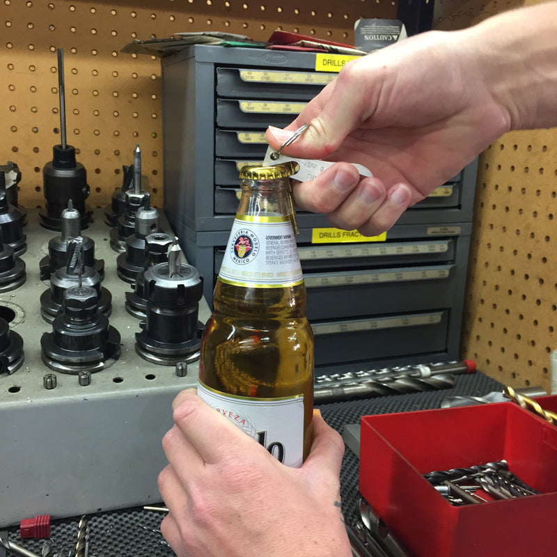 THRASHIN Bottle Opener 9/16 Seat Screw Tool Key Chain