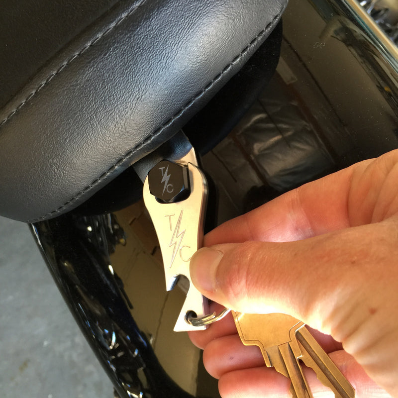 THRASHIN Bottle Opener 9/16 Seat Screw Tool Key Chain