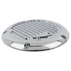 Finned 5 Hole Derby Cover - M8 Bagger (Chrome)