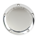 5-Hole Billet Derby Cover - Chrome