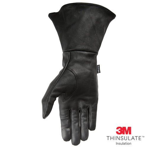 Insulated Gauntlet Siege Glove - Black