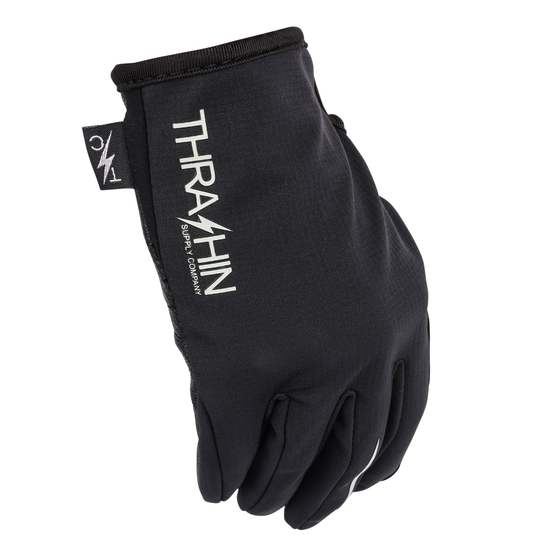 Thrashin Supply Stealth Windbreaker Motorcycle Gloves - Black
