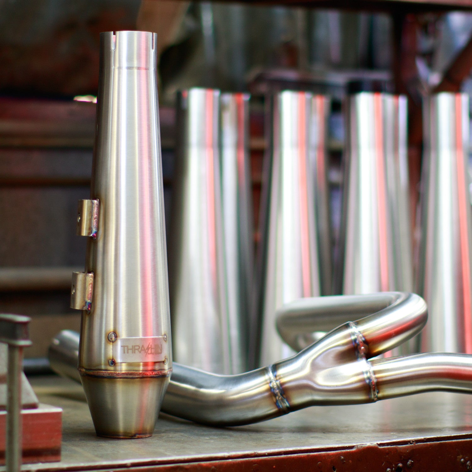 OG THRASHIN Stainless Steel 2>1 Exhaust - Dyna – Thrashin Supply