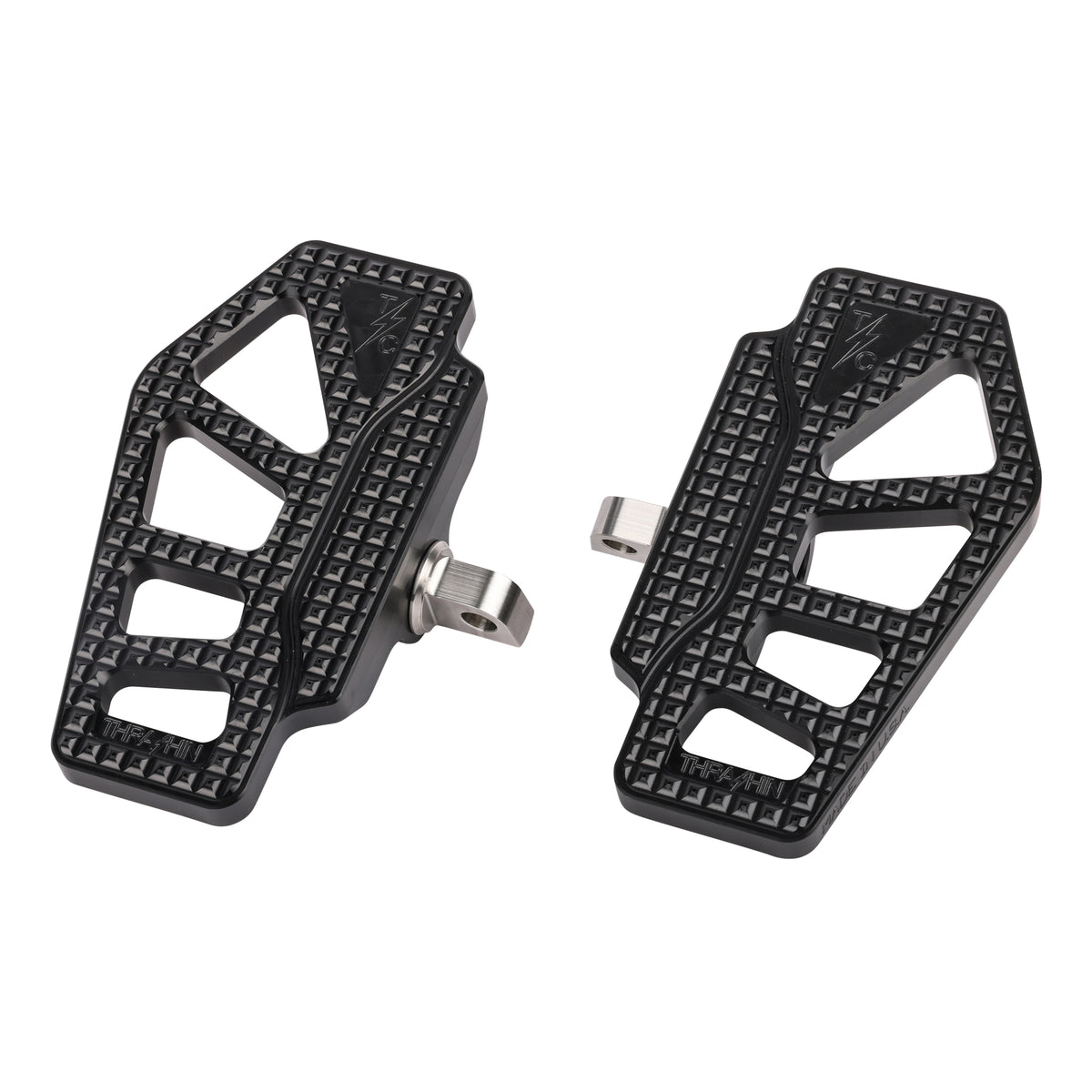 Apex Mini Floorboards - Black - Dyna, Sportster, FXR, Softail – Thrashin  Supply