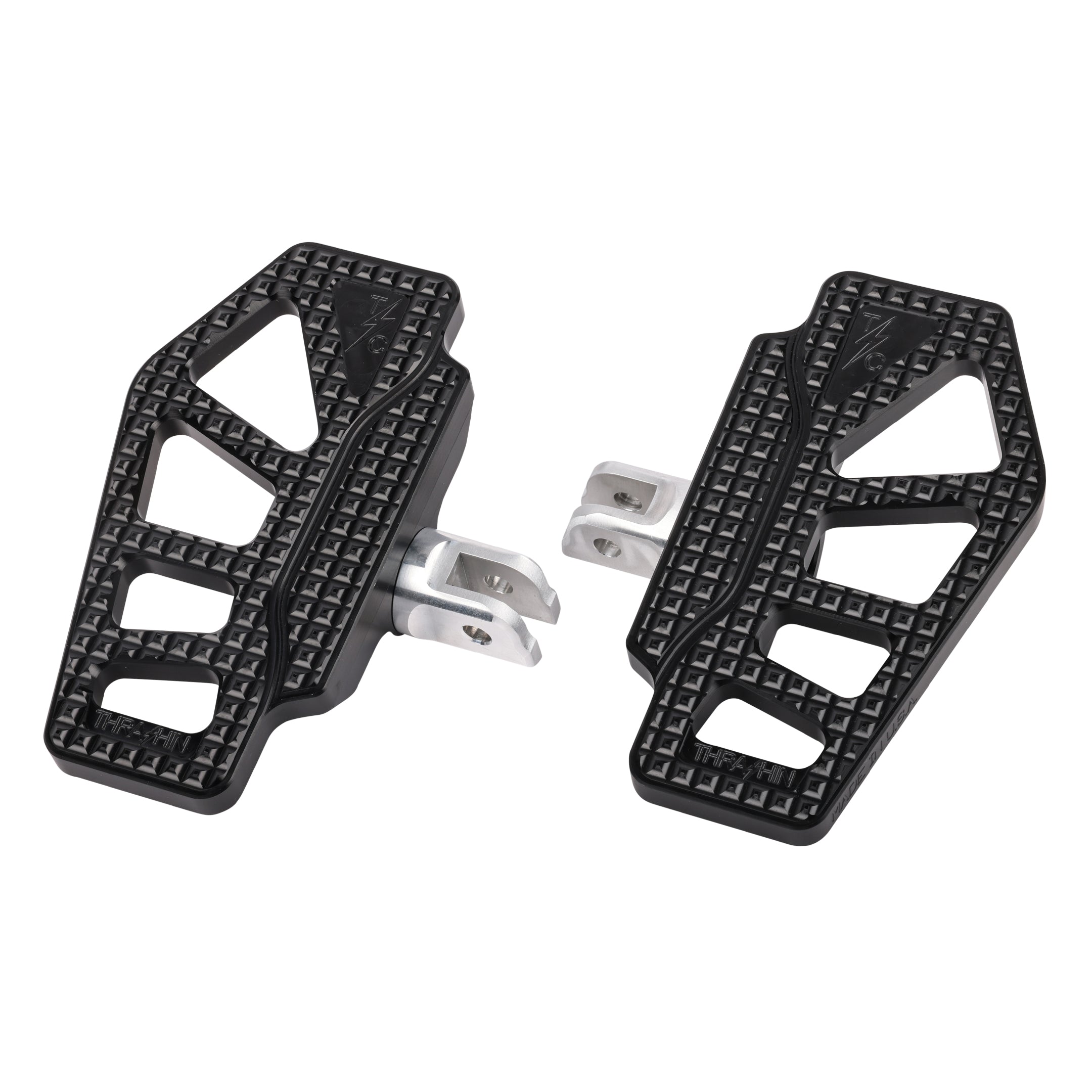 Apex Mini Floorboards - Black - Dyna, Sportster, FXR, Softail – Thrashin  Supply