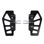 Apex Mini Floorboards - Black - Dyna, Sportster, FXR, Softail