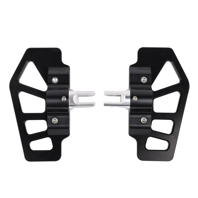 Apex Mini Floorboards - Black - Dyna, Sportster, FXR, Softail