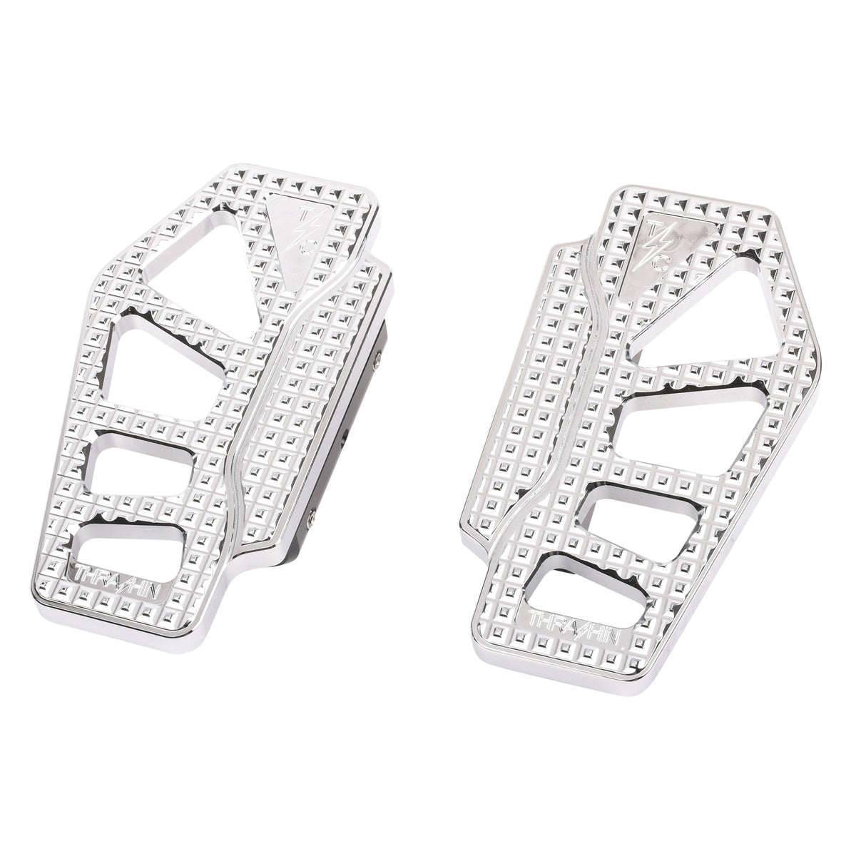 Apex - Bagger Passenger Floorboards - Chrome