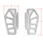 Apex - Bagger Passenger Floorboards - Chrome