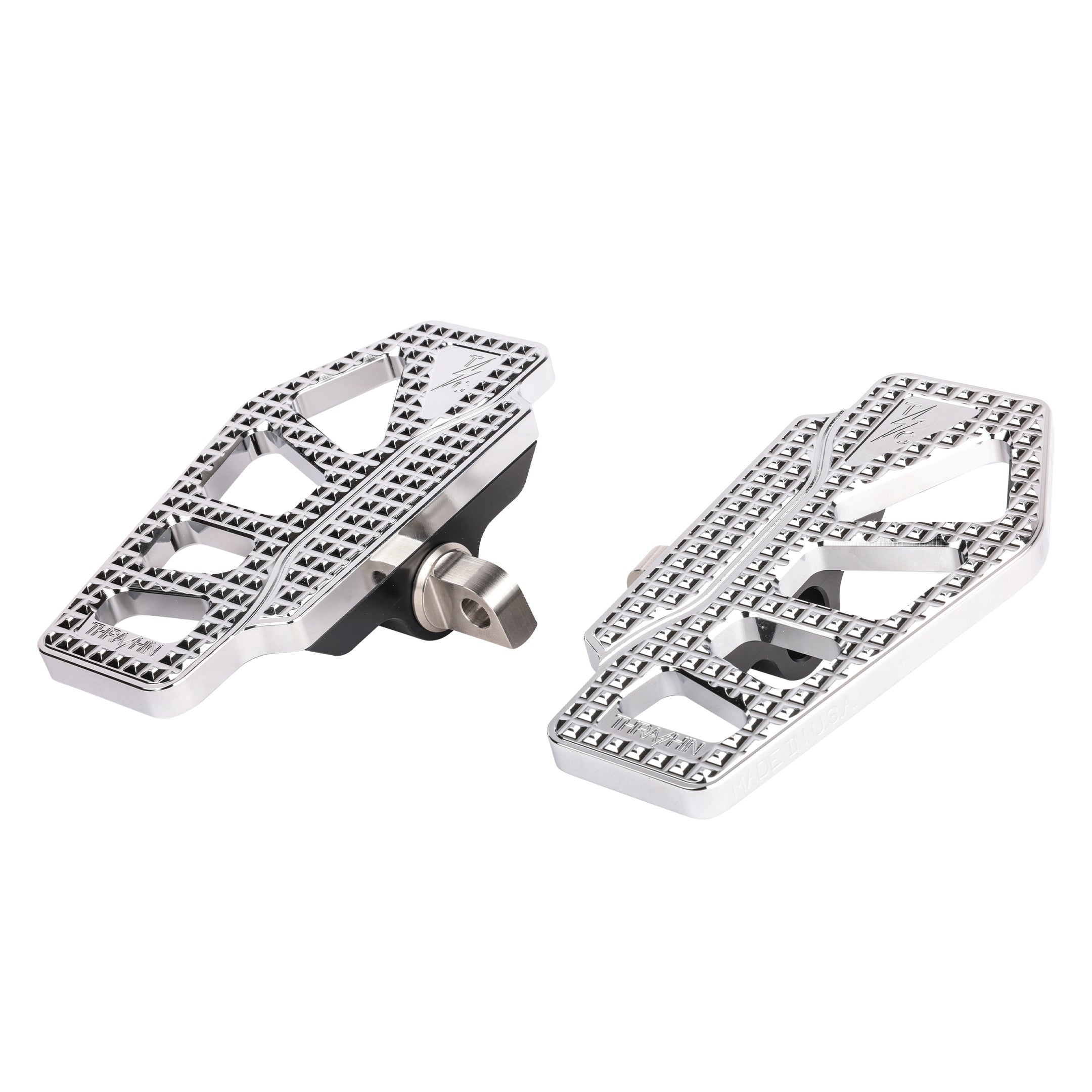 Thrashin® Apex Mini Floorboards | Dyna, Sportster, FXR, Softail