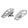 Apex Mini Floorboards - Chrome - Dyna, Sportster, FXR, Softail