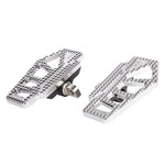 Apex Mini Floorboards - Chrome - Dyna, Sportster, FXR, Softail