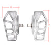 Apex Mini Floorboards - Chrome - Dyna, Sportster, FXR, Softail