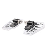 Apex Mini Floorboards - Chrome - Dyna, Sportster, FXR, Softail