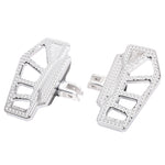 Apex Mini Floorboards - Chrome - Dyna, Sportster, FXR, Softail