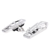 Apex Mini Floorboards - Chrome - Dyna, Sportster, FXR, Softail