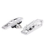 Apex Mini Floorboards - Chrome - Dyna, Sportster, FXR, Softail