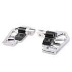 Apex Mini Floorboards - Chrome - Dyna, Sportster, FXR, Softail