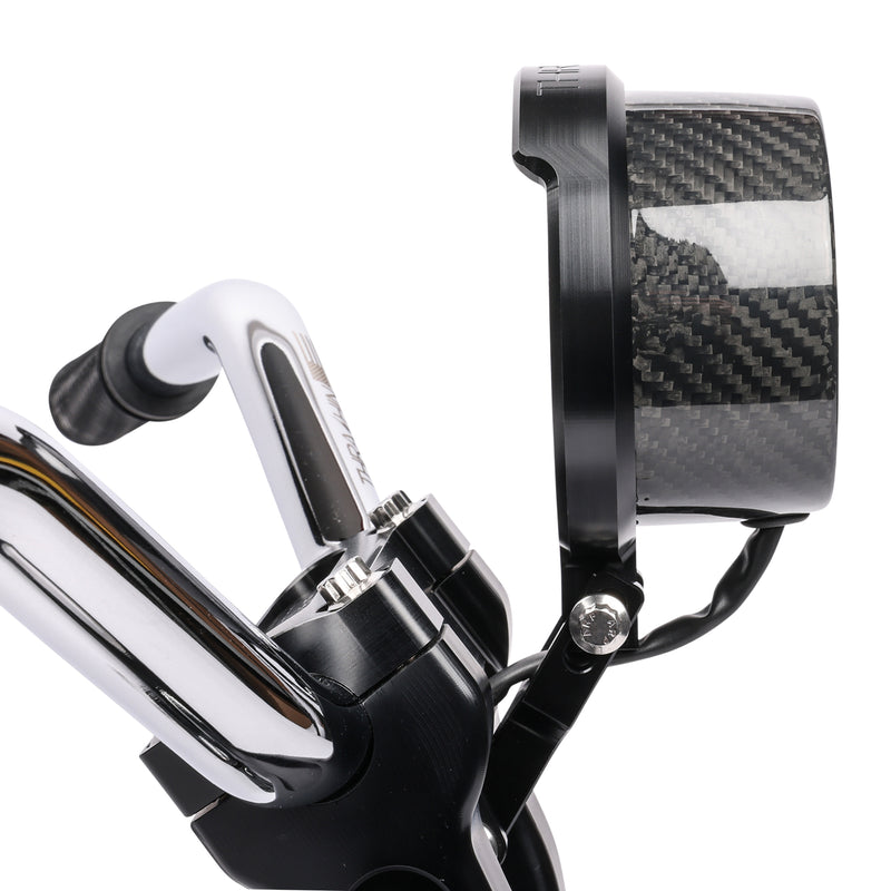 Softail Gauge Relocation - Black